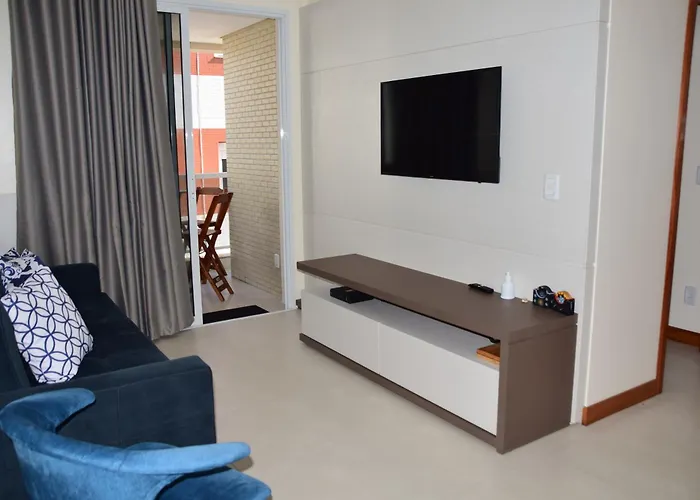 Apartamento A Beira Mar Completo Com Churrasqueira